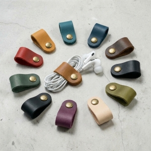 PU皮革金屬扣集線器