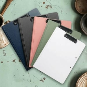 莫蘭迪色A4文件夾夾板辦公用品