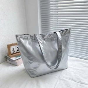 帥氣未來感 PU 帆布袋