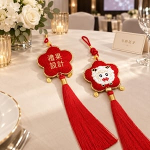 羊羊得意精緻刺繡御守福袋吊飾