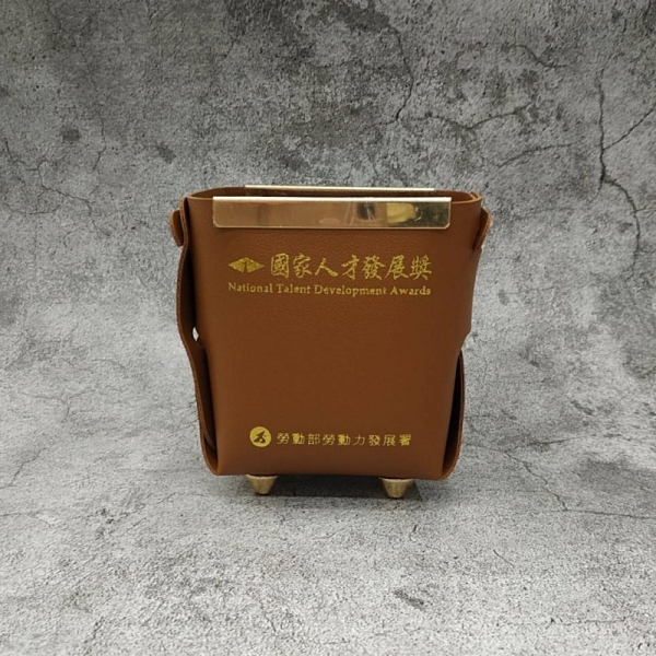 レザー収納バケツ モダン 軽量 高級 折りたたみ式 デスクトップオーガナイザー