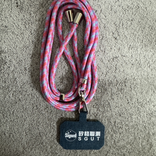 Klip tali lanyard telefon mudah alih anti-hilang sekeping penetapan lanyard telefon bimbit