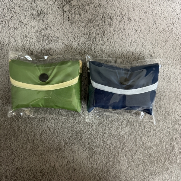 Beg simpanan beg beli-belah boleh lipat kalis air yang dikitar semula berbentuk sampul kecil