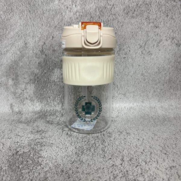 安全锁扣两用双饮咖啡杯奶茶吸管杯