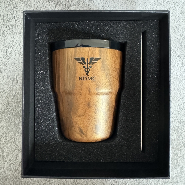 美式木纹咖啡杯