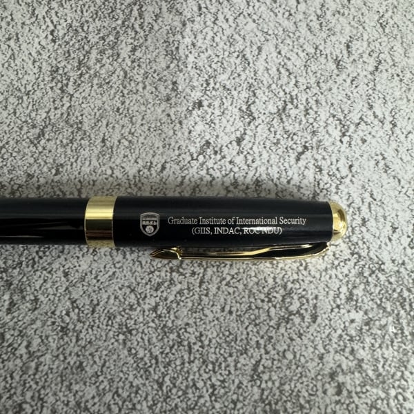 Pen fountain logam mewah perniagaan ringkas