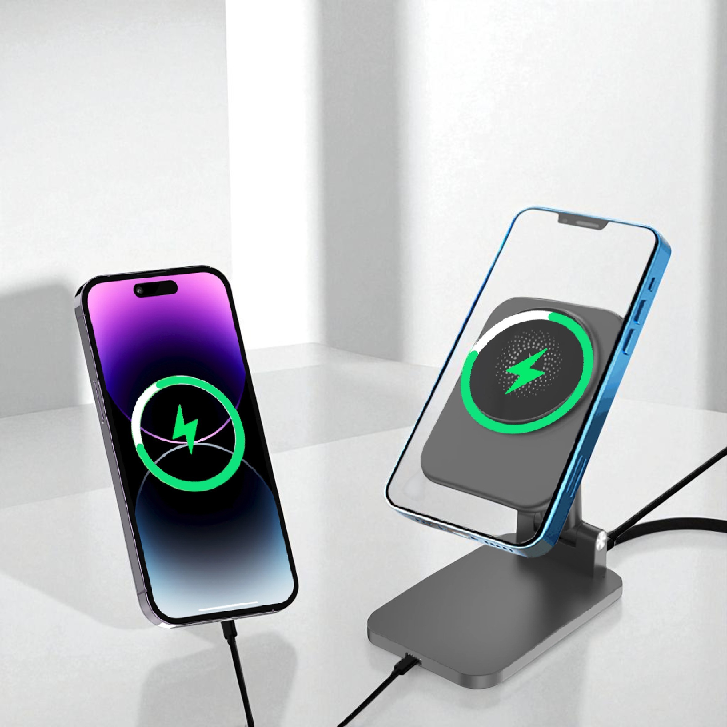 MagSafe磁吸折疊無線充電支架 | 台灣客製禮贈品、客製化禮品、禮贈品廠商 | 禮果禮贈品 Ligo Design