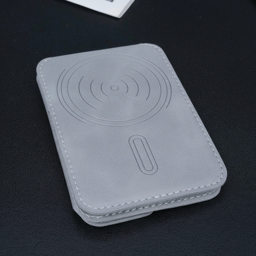 Mobile Card Rack Magsafe magnetic leather folding card holder/phone stand | 台灣客製禮贈品 ...