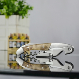 高級影木紅酒海馬刀啤酒開瓶器禮盒