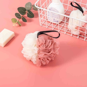 雙色超柔沐浴球大號洗澡球訂製LOGO