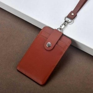 多卡位雙面真皮證件卡套豎款