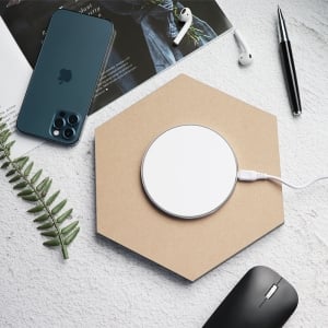 超薄快充QI無線充電圓盤台灣認證