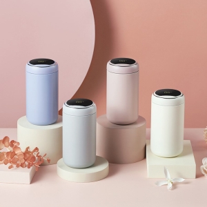 316智能顯溫不鏽鋼迷你保溫杯300ml