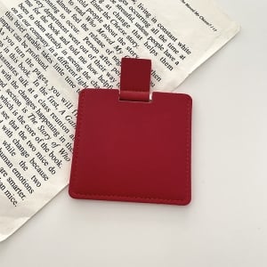 方形不鏽鋼化妝鏡多色簡約隨身鏡子