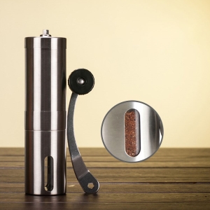 手動不鏽鋼咖啡磨豆器