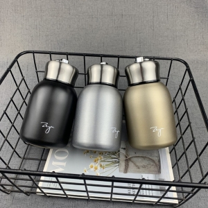 清新小巧304不鏽鋼磨砂真空保溫杯300ml