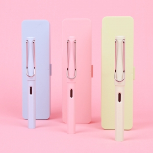 馬卡龍粉色系列鋼筆電鍍筆夾帶禮盒