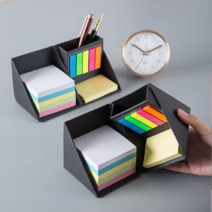 創意百變便利貼盒裝多功能筆筒组合四方盒