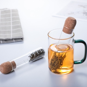 透明試管茶漏玻璃茶具泡茶器過濾茶器沖茶器