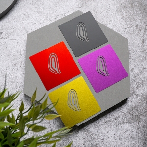 台灣造型不鏽鋼桌面卡片立夾便條紙立夾
